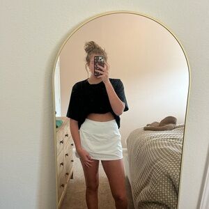 CRZ YOGA White Mini Skirt